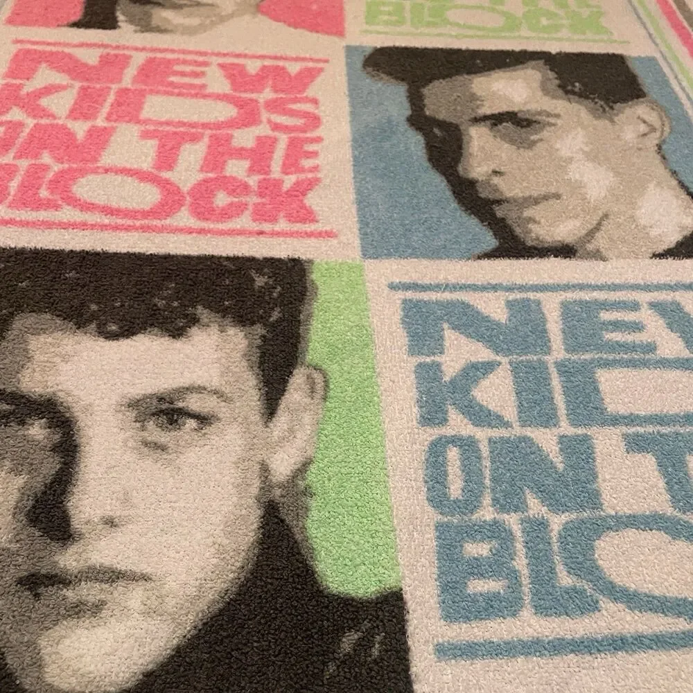 Vintage New Kids On The Block  Beach Pool Towel NKOTB Blockhead Kidcore